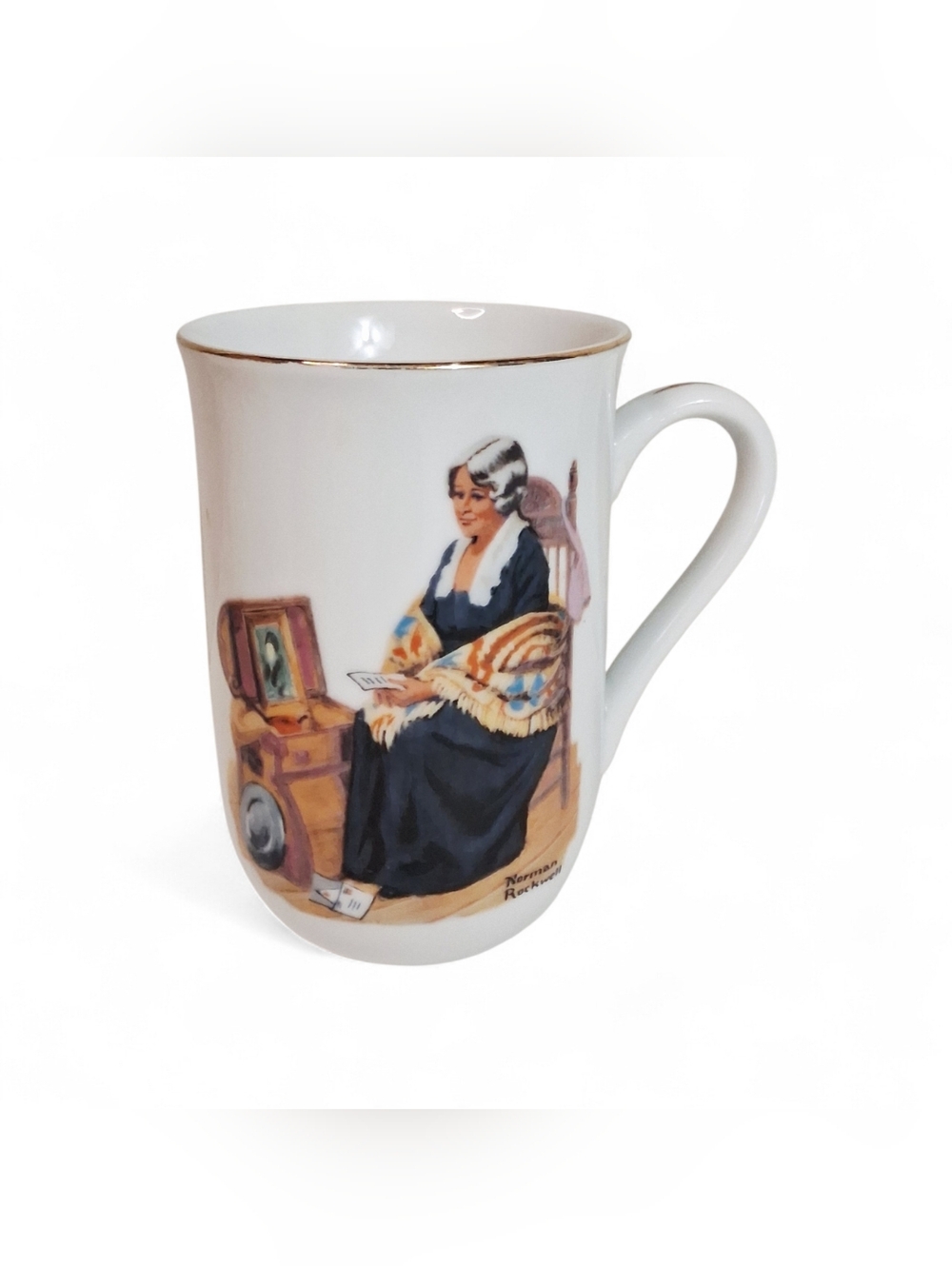 Norman Rockwell | Vintage 1982 | “Memories” Collectible | Coffee Mug